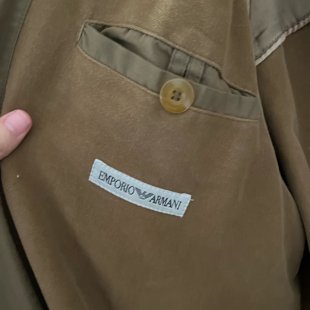 Emporio Armani Unisex Trench Coat - Picture 3 of 14